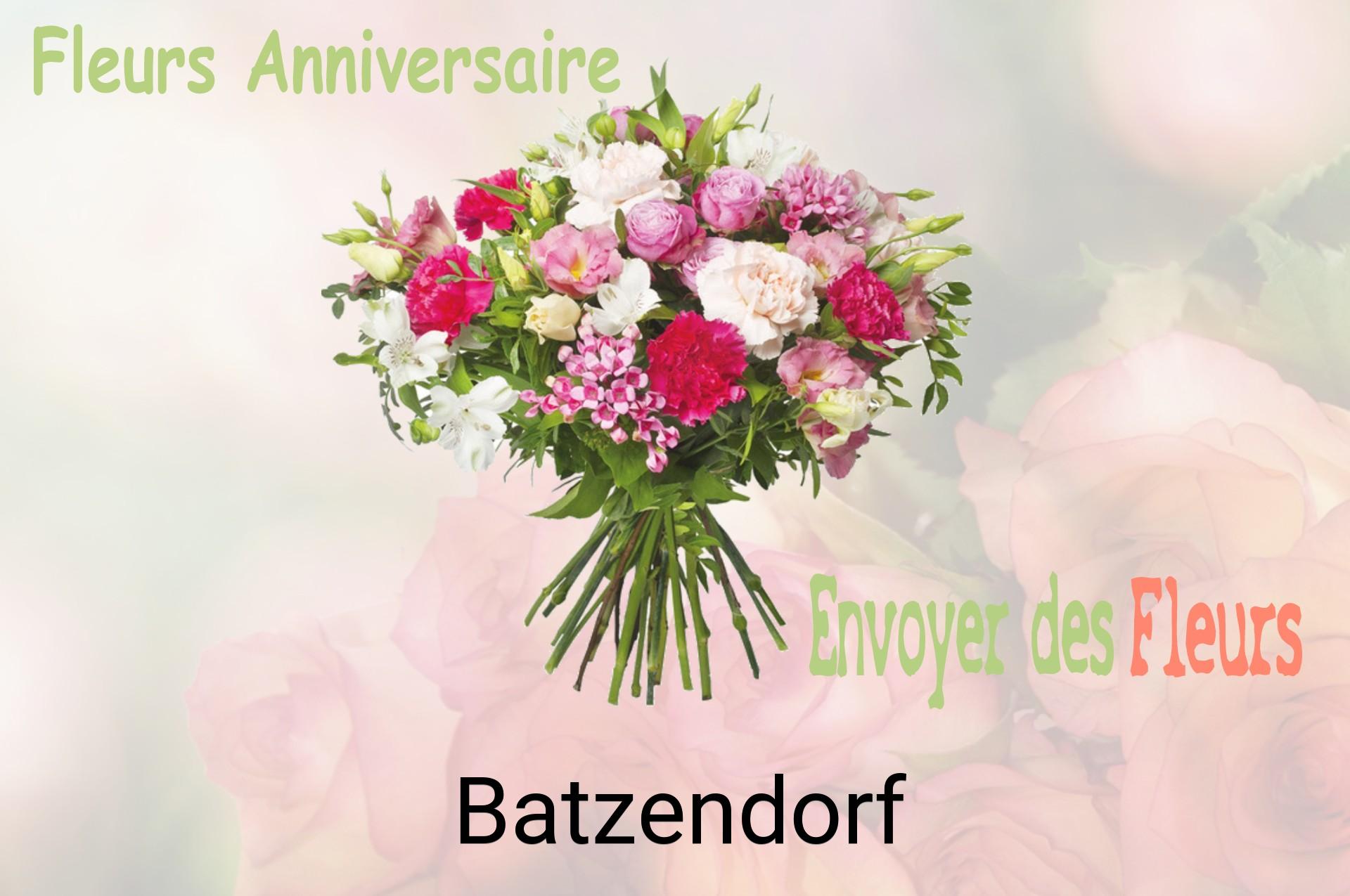 Bouquet de fleurs d’anniversaire livré à Batzendorf